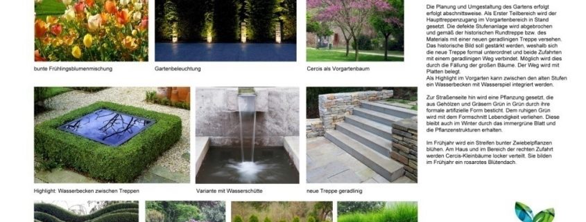 Beispiel Vorentwurf Gartenplanung